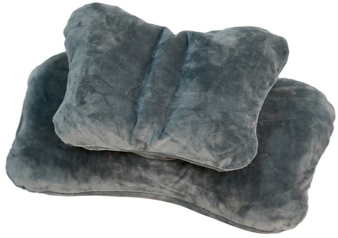 투바이젠 팽창식 엎드려자는 낮잠 베개 사무실 책상베개, 1개, 그레이