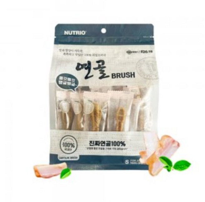 뉴트리오 덴탈껌 연골브러쉬 강아지껌