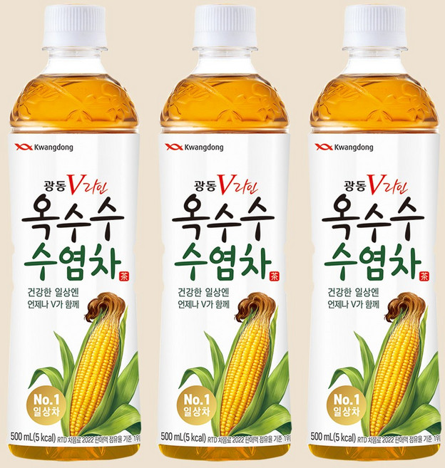 광동 V라인 옥수수수염차, 500ml, 20개