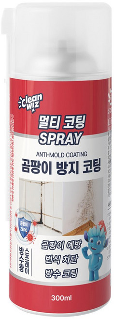 크린위즈 멀티 코팅 곰팡이 방지 코팅스프레이 300ml, 투명(300ml*1개)