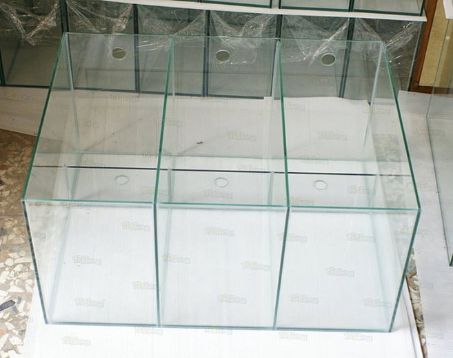 欣欣水族 M25 60*45*30 (29)三連缸全強化 5mm玻璃 魚缸, 1個, 三連快排+擋沙