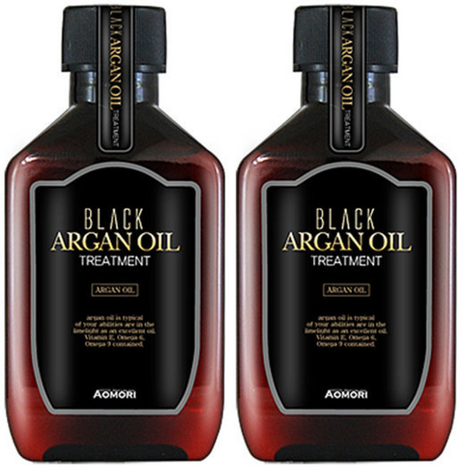 아오모리 1+1 블랙아르간오일120ml(펌프증정), 2개, 120ml