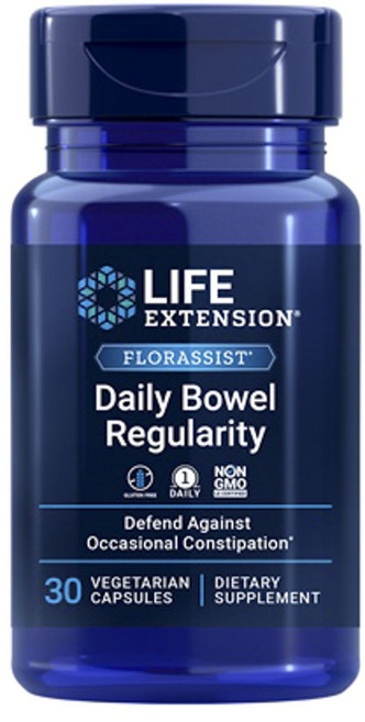 LIFE EXTENSION Florassist每日膳食補充素食膠囊, 30顆, 1罐