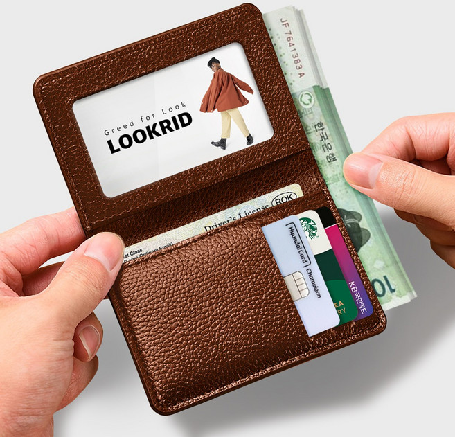 루끄리드 젠틀 베이직 심플 카드지갑