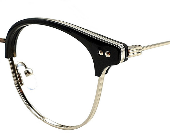 EYES ONE 남자 여자 하금테 반뿔테 안경 명품 패션 뿔테 면접 투명 안경테