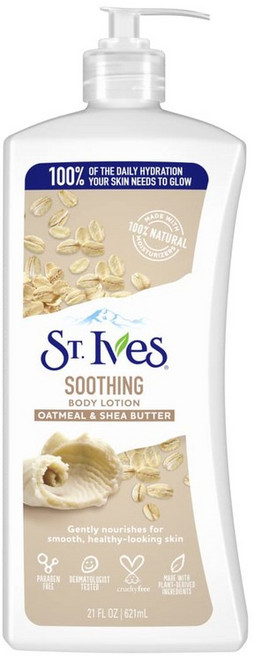세인트이브스 St. Ives 수딩 오트밀 앤 시어버터 바디 로션 621ml 2팩 바디로션, 1개