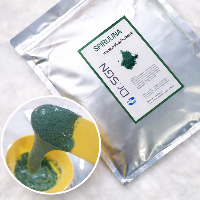 [에스지엔바이오] 닥터에스지엔 스피루리나 모델링팩 1kg Dr.SGN Spirulina Modeling Mask 스피룰리나 플라텐시스가루 50 000PPM 고함량 함유, 1개, 1개입