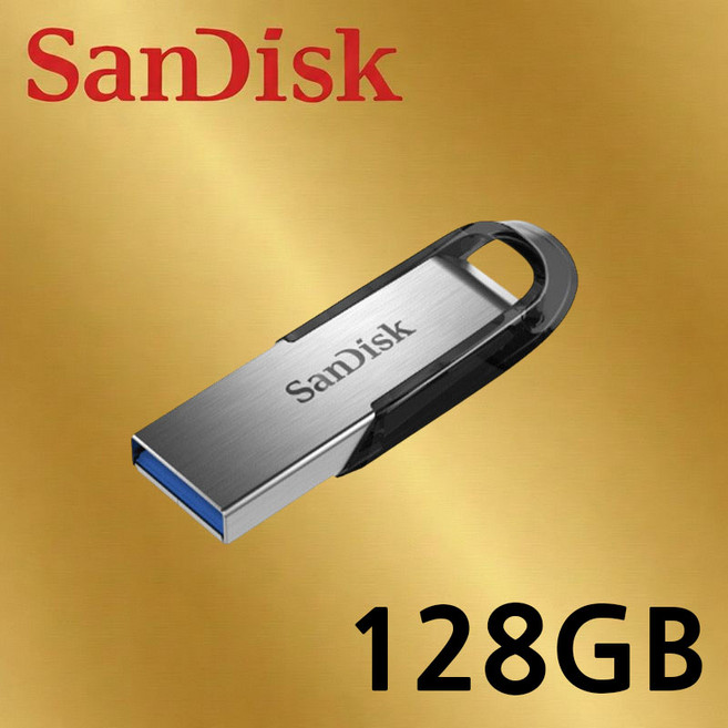 샌디스크 Ultra Flair CZ73 Z73 3.0 USB, 128GB, 1개