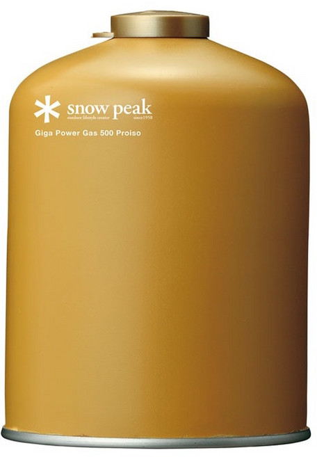 snow peak Giga Power Gas 500 Proiso 瓦斯罐, 1罐
