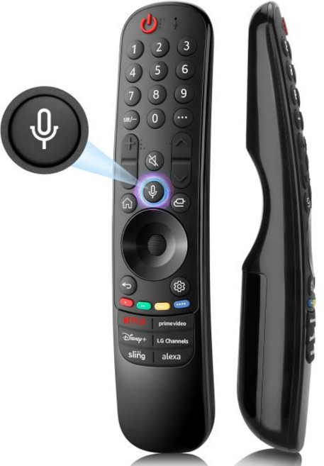 【Roku TV용 TCL Roku용 하이센스 Roku용 On 2 】 교체 리모컨 팩(Roku 스틱 박스 및 플레이어용 아님), MR23GA for lg tv remote, 1개