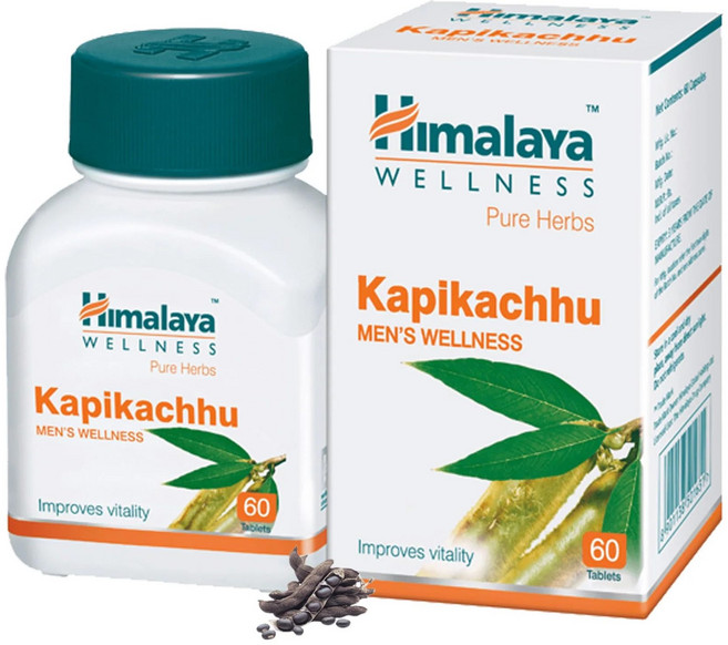 Himalaya Himalaya Kapikachhu Tablets 60 Count, 1개