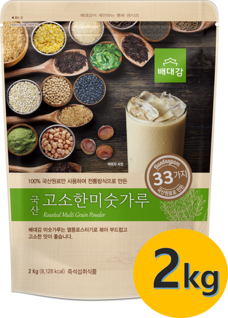 배대감 대용량 국산 고소한 미숫가루 2kg, 1개