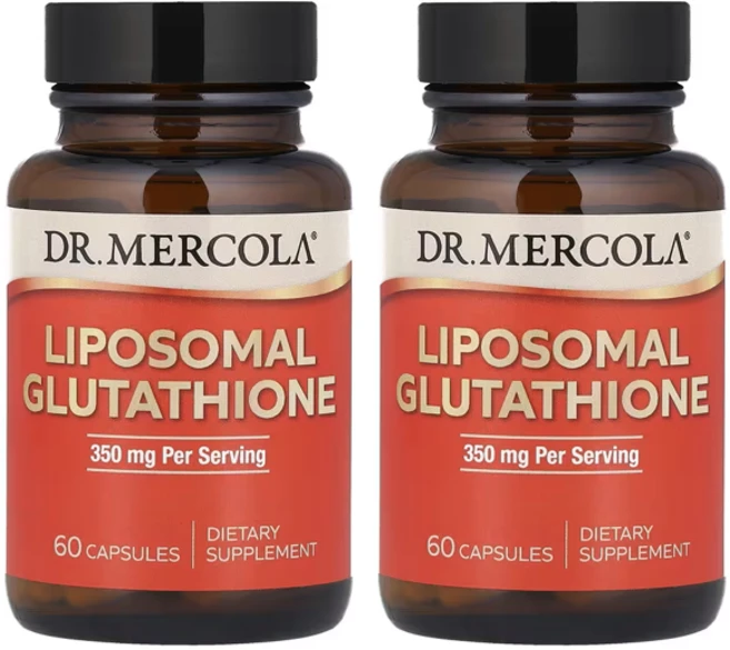 2개 세트 닥터머콜라 리포좀 글루타치온 350mg 60캡슐 환원형 리포조말 L 글루타티온, 2병, 60정 - 쿠팡