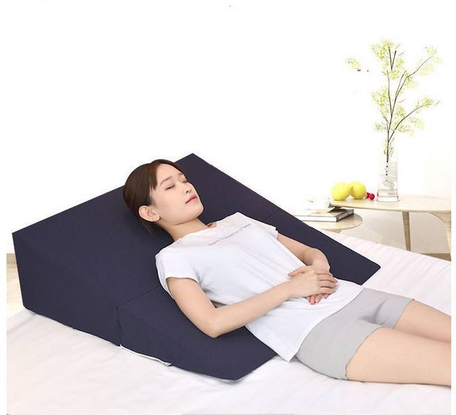 풍루이타 역류성식도염 베개 대형 위산 역류 방지 쿠션 다리붓기 등받이쿠션, 80*60*20, 스타일1접이식, 1개