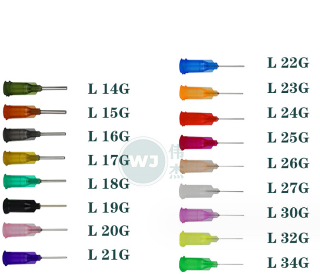 공업용 주사기바늘 플라스틱바늘 디스펜싱 접착제용 주사침 13G, 1개, 17GB