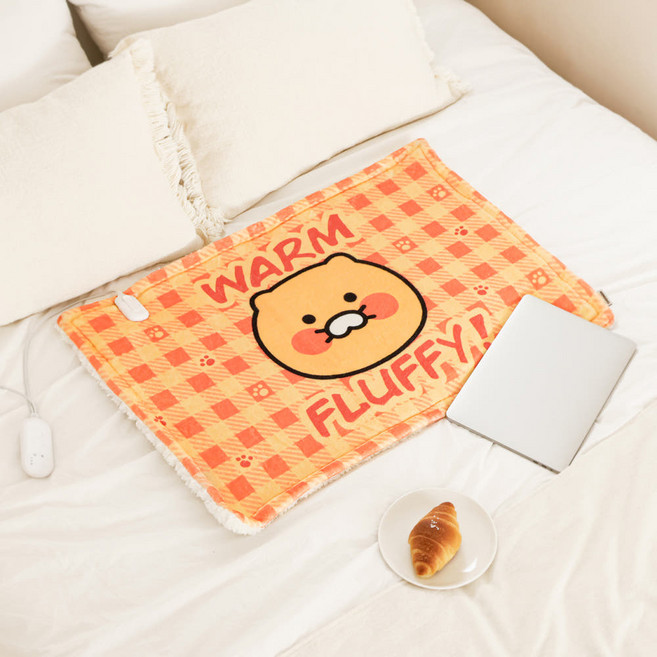 카카오프렌즈 춘식이 온열 무릎 담요 춘장이 덮개 사무실 차량용 전기담요