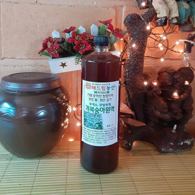 [해드림농산] 개복숭아청 1L / 5년 숙성 / 직접재배, 1개