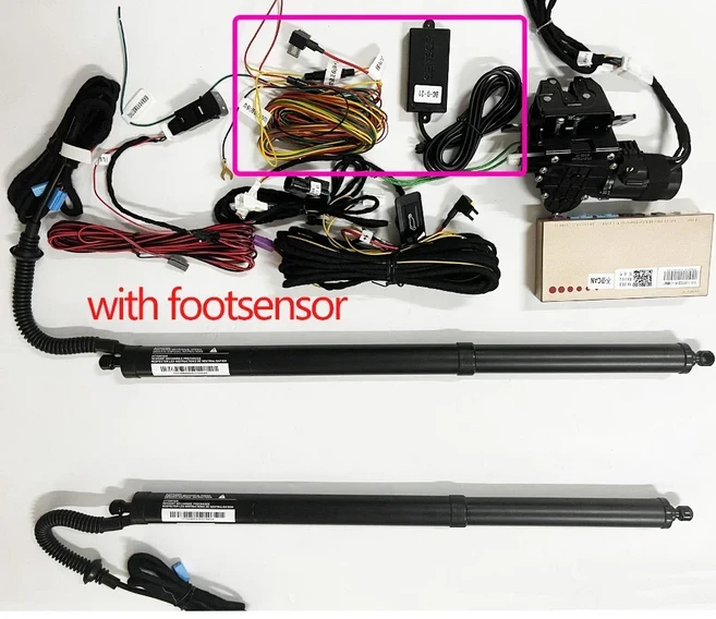 현대 H1 2017-2023 전기 테일 게이트 그랜드 스타렉스 지능형 자동 흡입 잠금 수하물 호환, 06 year 2020, 01 with footsensor