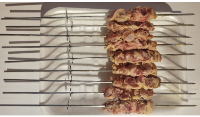 [왕양하오하오] 양갈비 꼬치 400g 대구 양꼬치 맛집 캠핑 여행 가정용, 1개