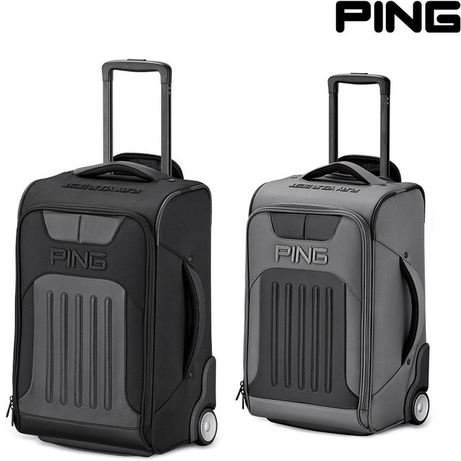 핑골프 25 롤링 PK 남성 바퀴형 캐리어 휠 보스턴백, 다크그레이