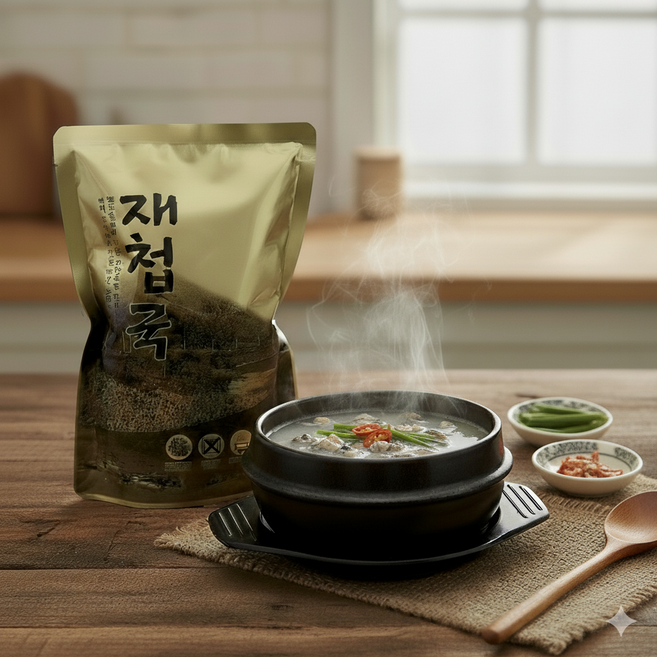 하동 별미재첩 섬진강 화개장터 시장 재첩국 밀키트 500g 20개