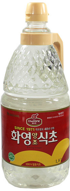 쉐프원 화영 양조식초, 1개, 1.8L