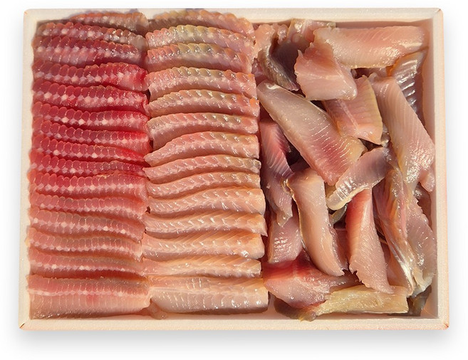 [나주수산] 영산포 숙성 홍어회 모둠500g 칠레 중간삭힘 진공, 1개, 500g