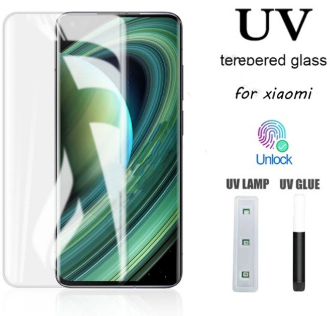 Oneplus 13 Pro 7T Ace 4 화면 보호막 8 9 11R UV 나노 액상 접착제 유리, 01 번들 20, 01 1Glass 1Glue 1Lamp, 11 For Oneplus 7Pro, 1개