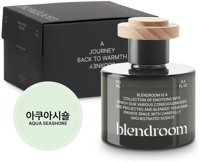 블랜드룸 고급형 디퓨저 100ml, 1개, 아쿠아시숄