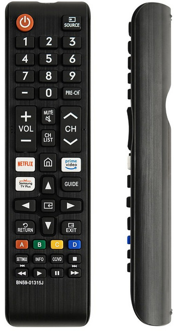 스마트 TV용 교체 원격 BN59 01315J UN43TU7000F UN50TU7000F UN55TU7000F UN58TU700DF UN65TU7000F, Black