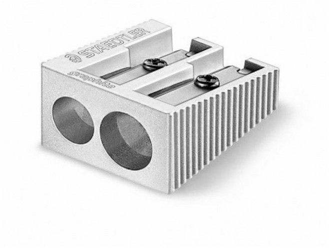 스테들러 금속 2홀 연필깎이 510 20