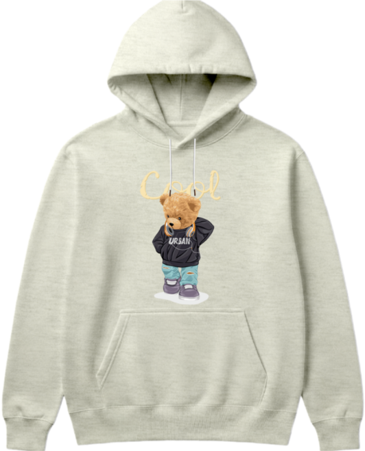 [L:ARIX] 래릭스 에센셜컷 귀여운 곰돌이 후드티