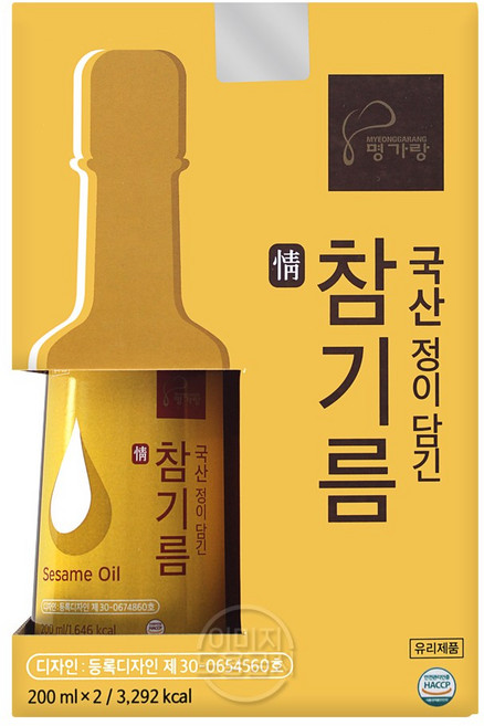 코스트코 명가랑 국내산 참기름 200ml x 2, 2개