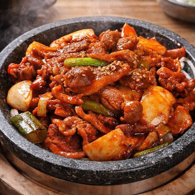 도연_ 정담은 양념 오리주물럭, 2개, 500g