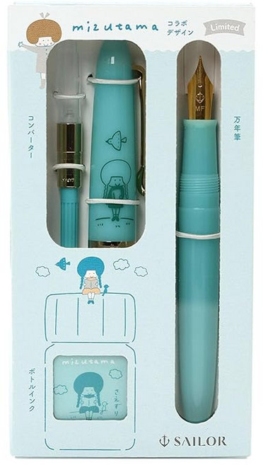 세일러 만년필 프로핏 주니어+10 mizutama 사에즈리 중가늘 10-0582-302