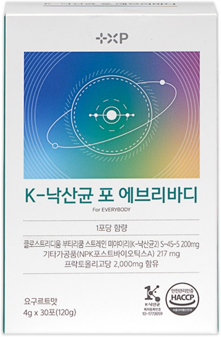 K낙산균 포 에블바디 대장 까지 살아남는 혐기성 균주 프리바이오틱스 포스트바이오틱스 배합 온가족 뷰티르산 부티르산 유산균 분말 가루, 1박스, 30회분