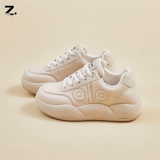 Zoovit 여성 키높이 스니커즈 캐주얼 심플 스니커즈