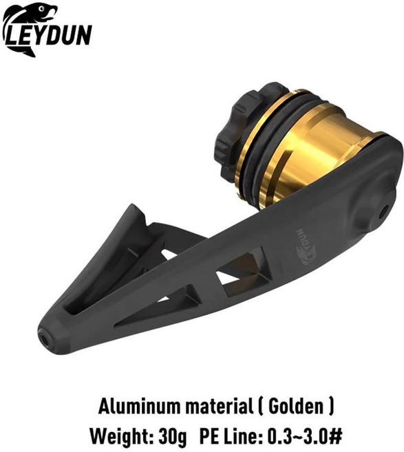 낚시 도구 보조 라인 리더 연결 매듭 기계 보빈 와인 와이어 일본, 색상: 1. Golden, 1개