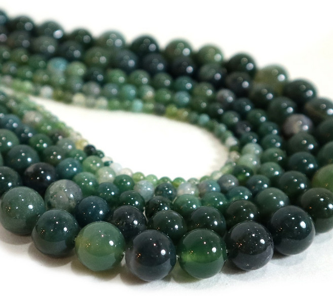 선우몰 수초마노(청매화석) 인도마노 원석재료 DIY제작 팔찌만들기 매화석 악세사리 비즈공예, 8mm, 1개