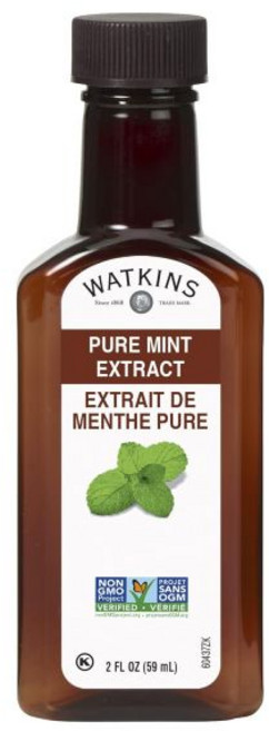 Watkins 왓킨스 순 바닐라 무첨가 향료, 페퍼민트, 2 플 오즈 (1개 팩)