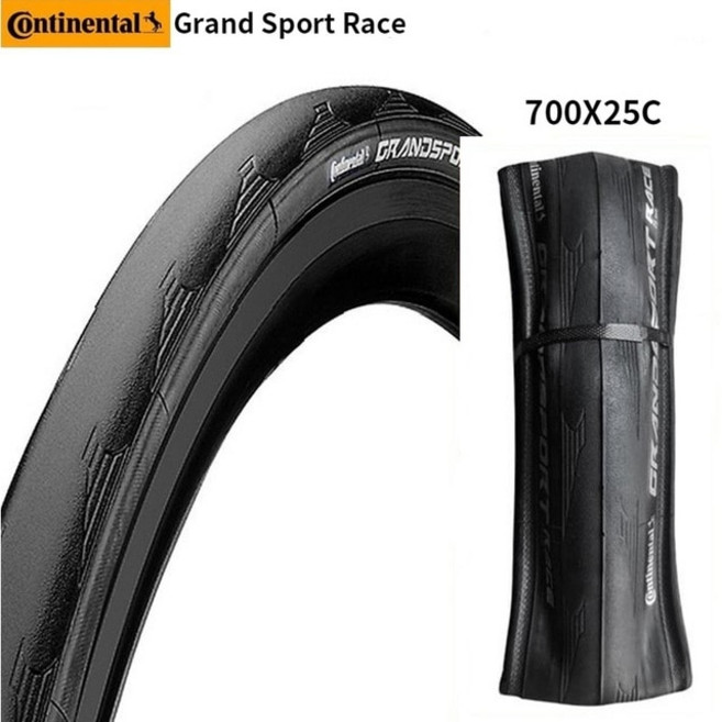 콘티넨탈- 스포츠 그랜드 레이스/에트랙스 게이터스킨 사이클링 레이스 자전거 타이어 로드 펑크 방지, [07] Grand Fold 25C White, 1개