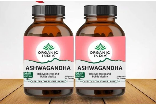 Organic India Ashwagandha 180 Cap (Pack Of 2), 180정, 2개 - 쿠팡