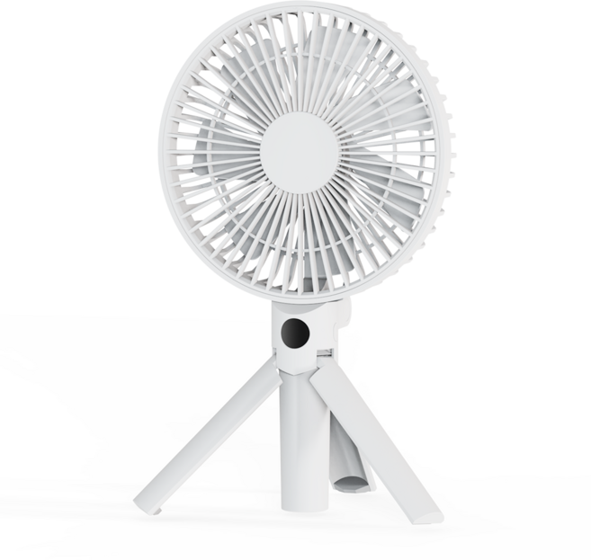 오브셀 휴대용 선풍기 초강력 무소음 빅팬 SDOB-200, 화이트, SDOB-200WH
