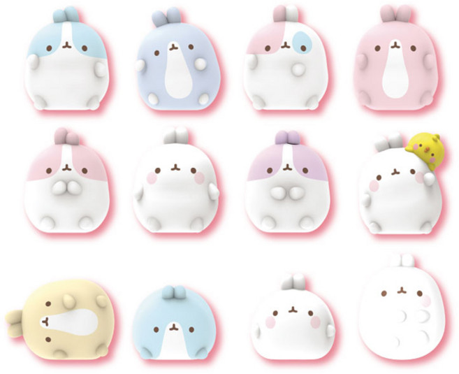 사탕빼고 장난감만! 몰랑 미니피규어, 10g, 24개