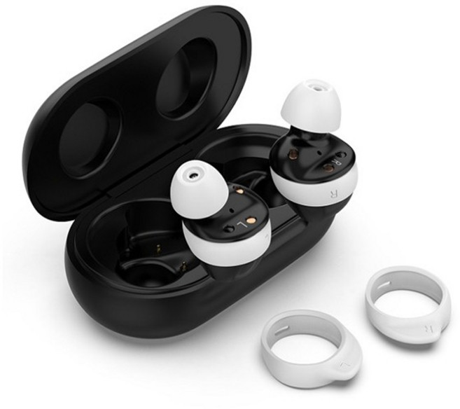 1+1+1+1구성 갤럭시 버즈 이어팁 + 윙팁 세트 버드 고무 이어캡 5color, 블랙, 1개