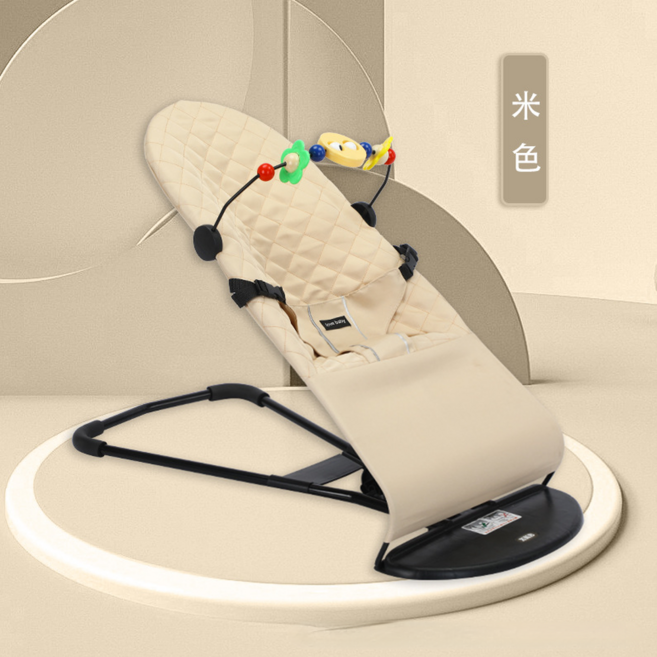 com baby 嬰兒搖椅, 米色 玩具架, 1個