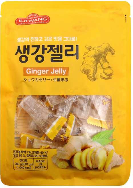 일광제과 생강젤리, 280g, 1개
