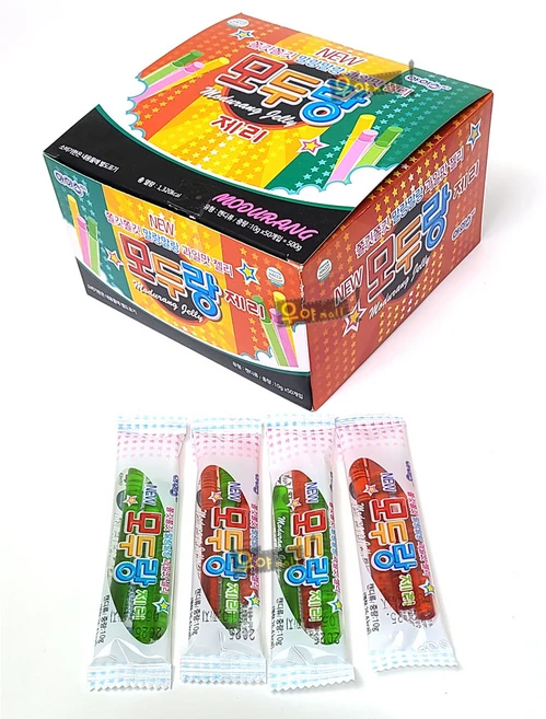 모두랑 젤리 10g 50개 1박스 과일맛 제리 간식 과자 군것질 사탕, 500g - 쿠팡