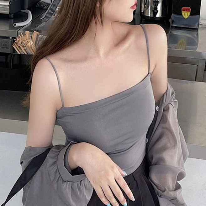 [UBA]여성 나시 브라탑 노와이어 브라캡