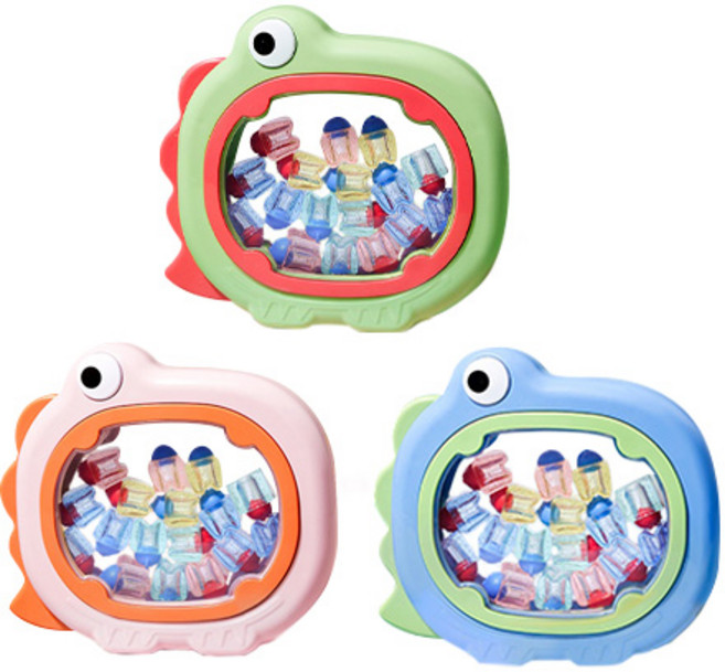 헬로리빙 유치 보관함 공룡 투스 박스 큐티 남아 여아 이빨 치아 케이스, 핑크